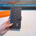 Louis Vuitton iPhone Folio Wallet Case 11 12 13 14 15 16 Pro Max Plus Series