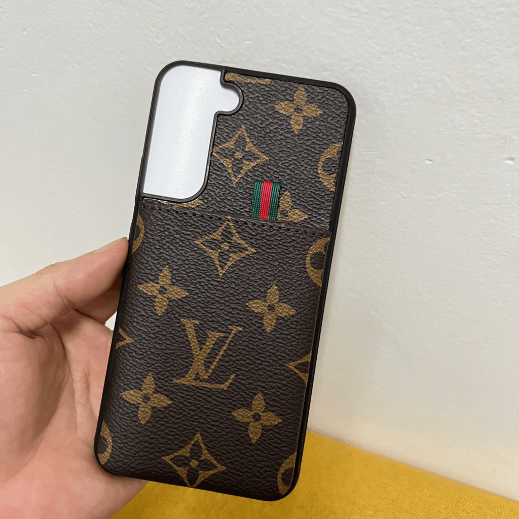 Luxury Design Samsung Galaxy Case Card Holder S 20 21 22 Plus Ultra for s20-ultra