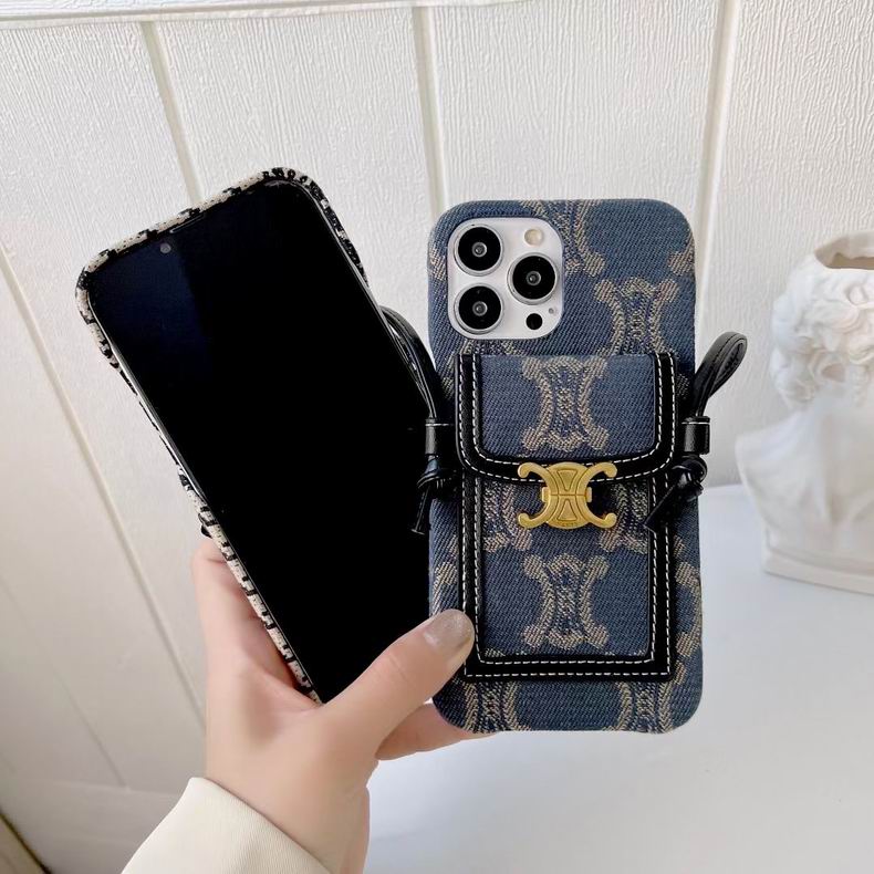 Celine iPhone Case Crossbody Cover I Pro Max for 13