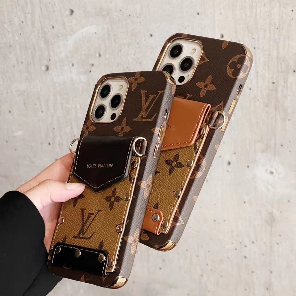 LV Crossbody Phone Case Card Holder Wallet For I Pro Max Plus for 11