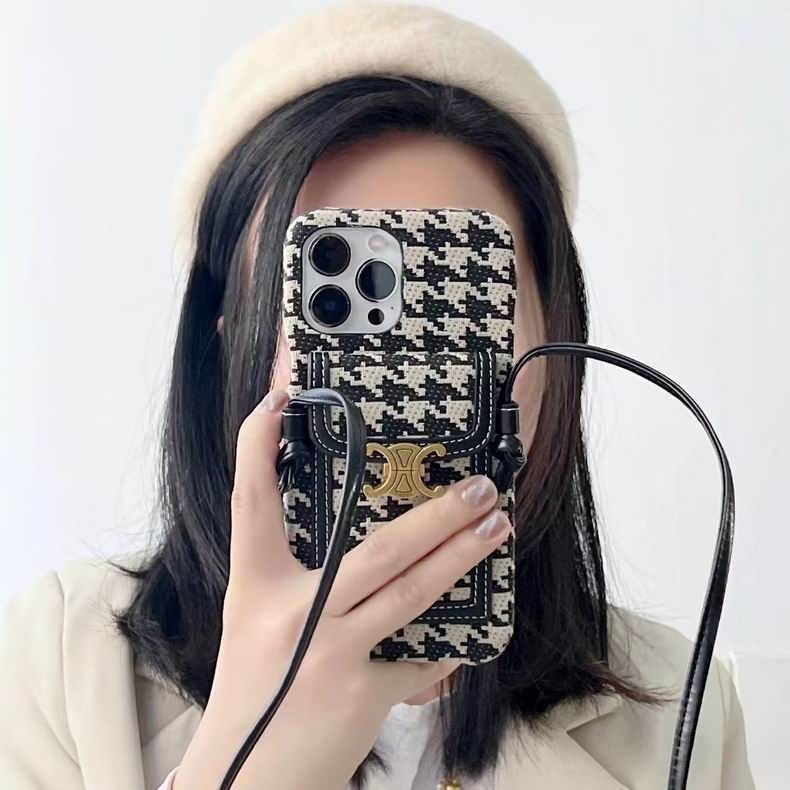 Celine iPhone Case Crossbody Cover I Pro Max for 12-pro