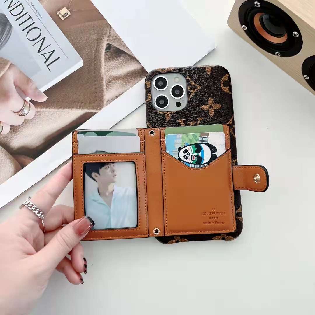 Crossbody Strap Wallet Back Cover Leather Case I Pro Max for 12-pro-max