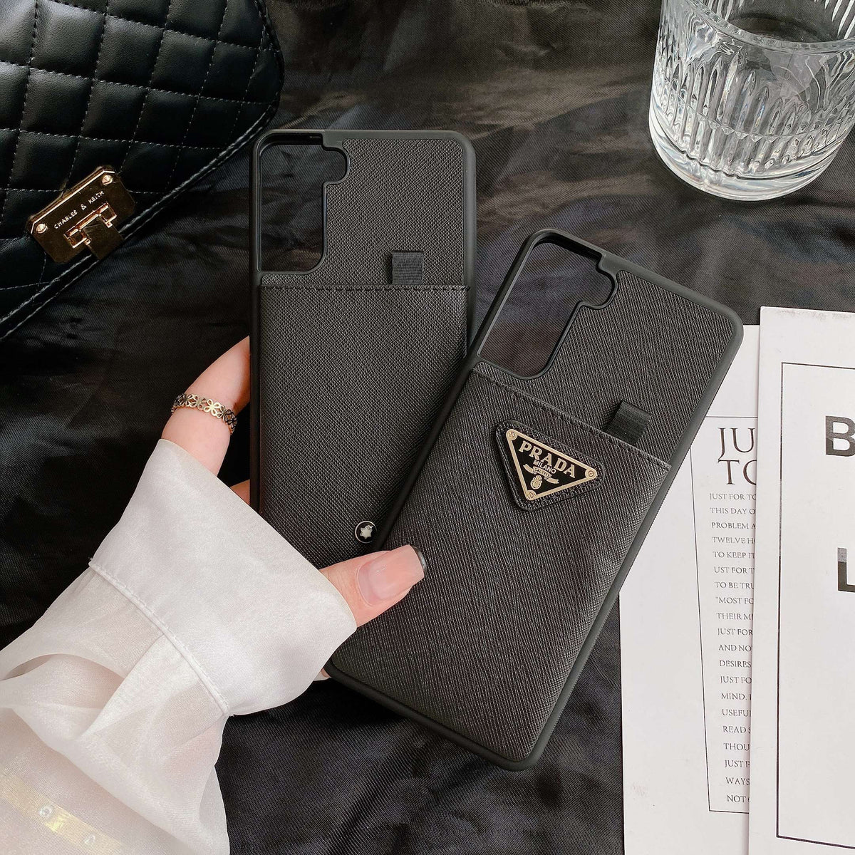 Fashion Leather Samsung Designer Phone Case For S 20 21 22 Plus Ultra for s20
