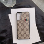 Fashion Leather Samsung Designer Phone Case For S 20 21 22 Plus Ultra for s21