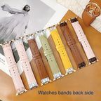 Michael Kors Apple Watch Strap for white-brown-keeper