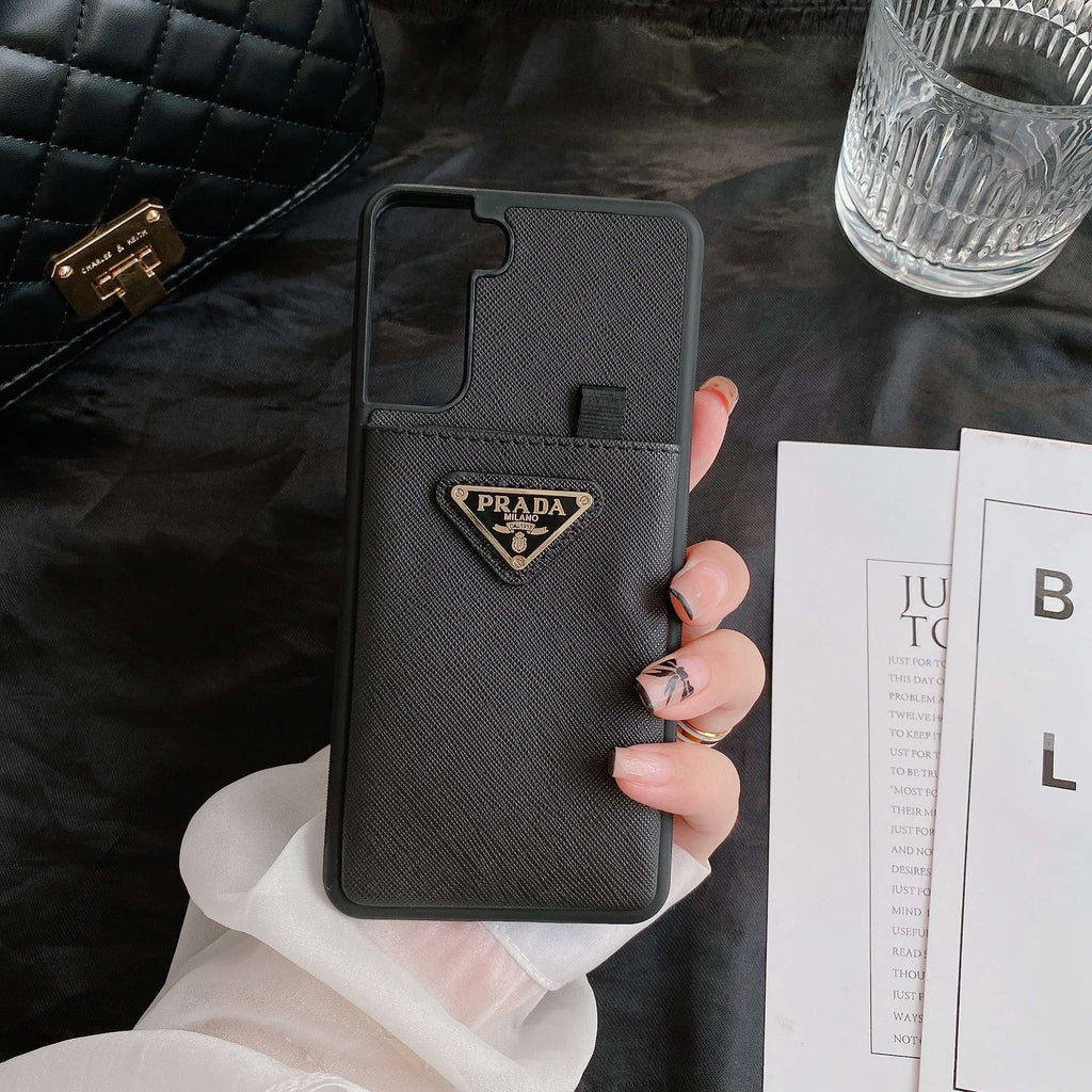 Fashion Leather Samsung Designer Phone Case For S 20 21 22 Plus Ultra for s21