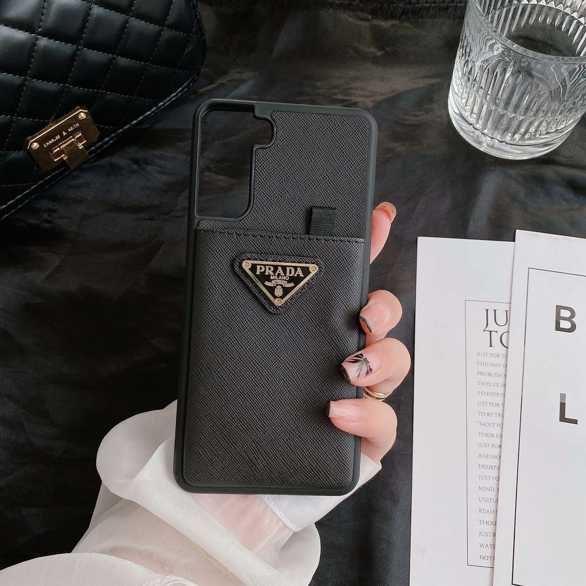 Fashion Leather Samsung Designer Phone Case For S 20 21 22 Plus Ultra for s21