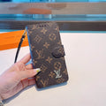 Louis Vuitton Phone Wallet Case For I Pro Max Plus Series / Brown L for 11