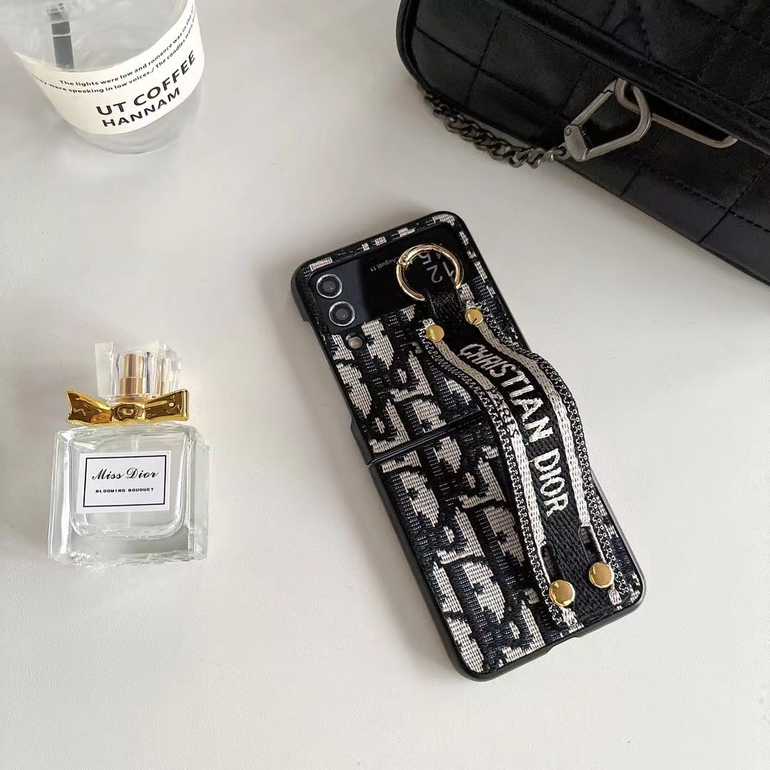 Dior Samsung Galaxy Phone Case Z Flip Z Fold 3 4 5 6 for z-flip-5