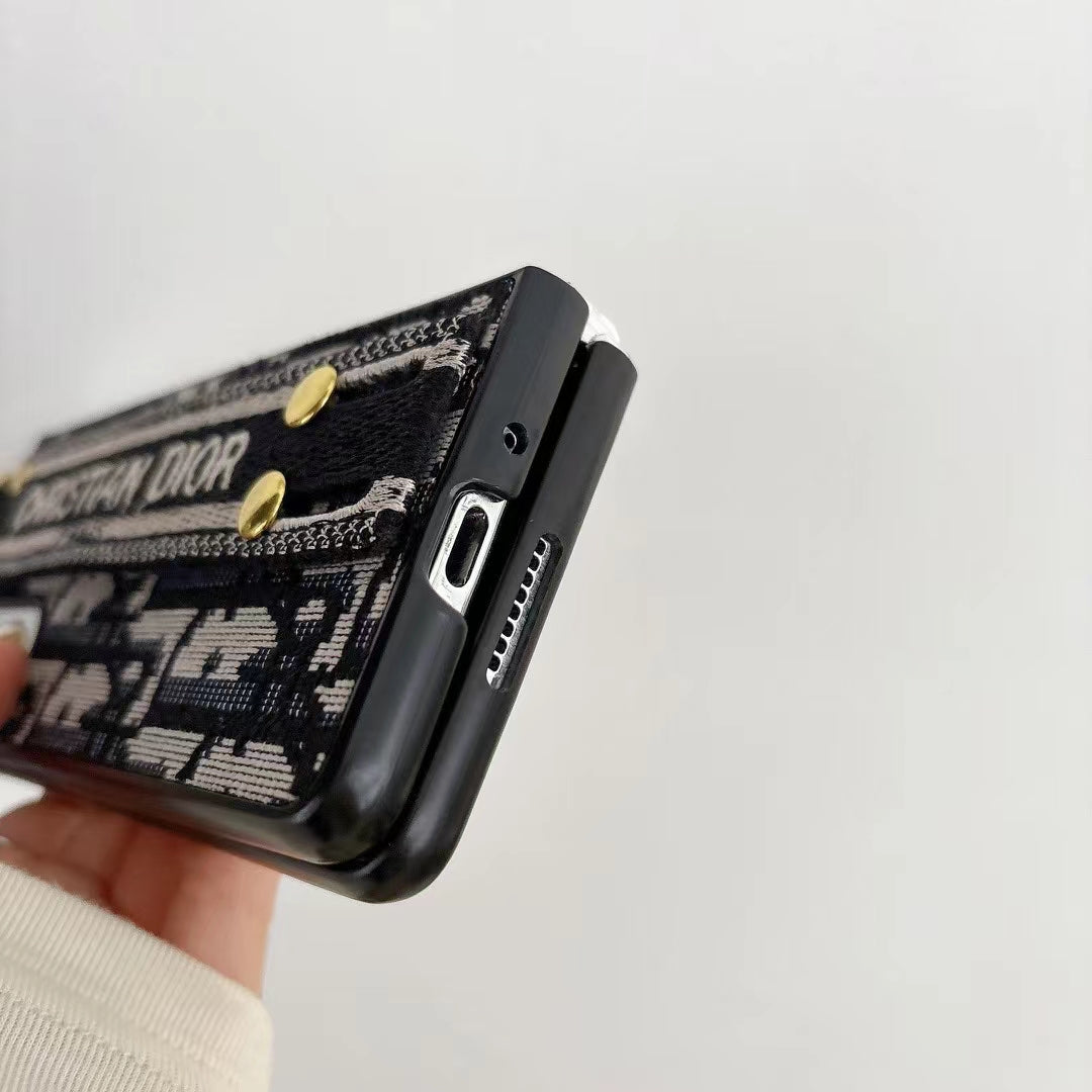 Dior Samsung Galaxy Phone Case Z Flip Z Fold 3 4 5 6 for z-flip-4