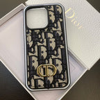 Dior iPhone Case Card Holder For 11 12 13 14 15 16 Pro Max Plus Series