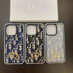 Dior iPhone Case Card Holder For 11 12 13 14 15 16 Pro Max Plus Series for 11-pro