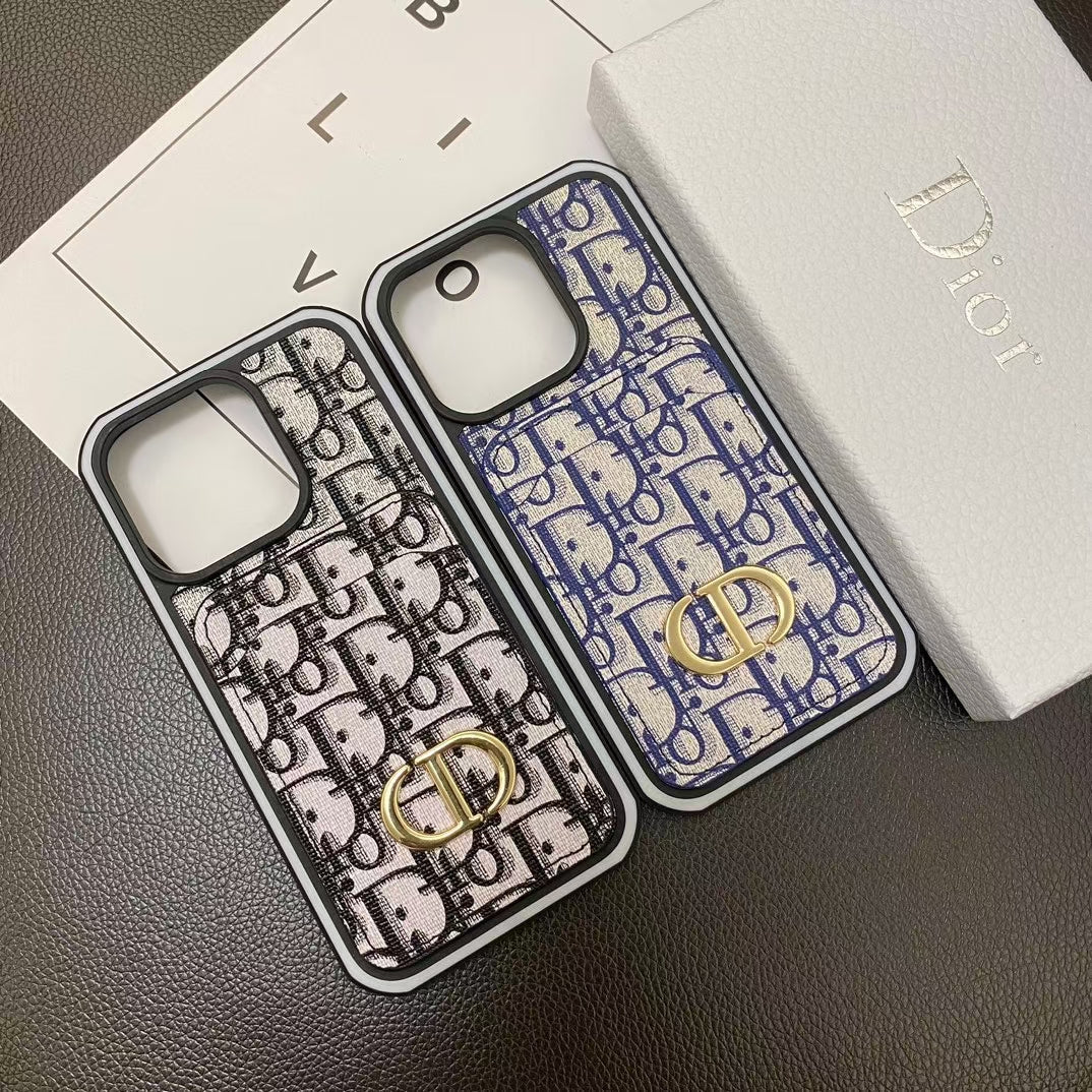 Classic Dior iPhone Case 16 Pro Max Plus 15 14 13 12 11