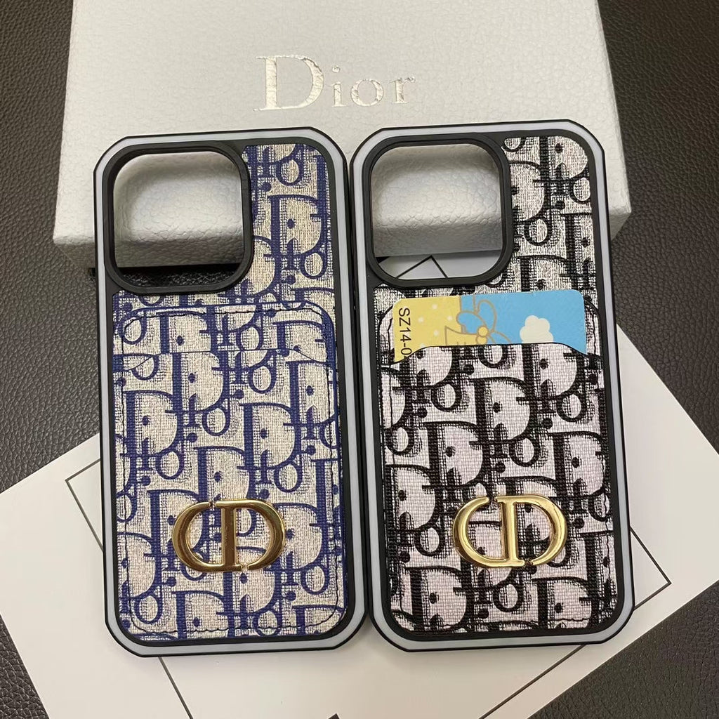 Classic Dior iPhone Case 16 Pro Max Plus 15 14 13 12 11 for 12-pro