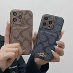 Luxury Coach Phone Case Card Slot For I Pro Max Plus for 12