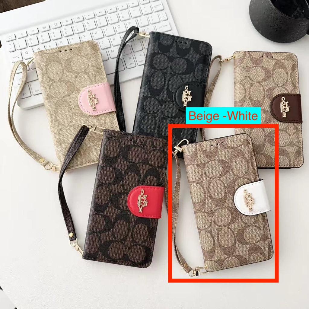 Designer Coach Phone Case Wallet Kickstand Style For I Pro Max Plus for 12-pro