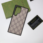 Gucci Samsung Galaxy Phone Case Card Slot For S22 23 24 25 26 Ultra Plus Series for s22-ultra