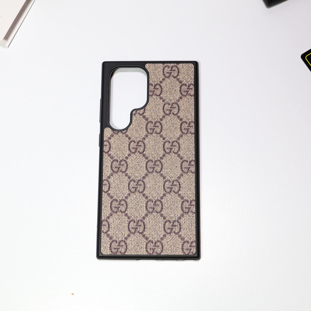 Gucci Samsung Galaxy Phone Case Card Slot For S22 23 24 25 26 Ultra Plus Series for s24