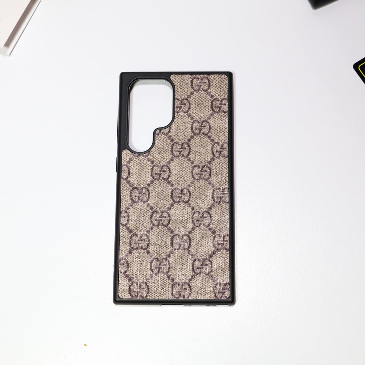 Gucci Samsung Galaxy Phone Case Card Slot For S22 23 24 25 26 Ultra Plus Series for s24