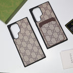 Gucci Samsung Galaxy Phone Case Card Slot For S22 23 24 25 26 Ultra Plus Series