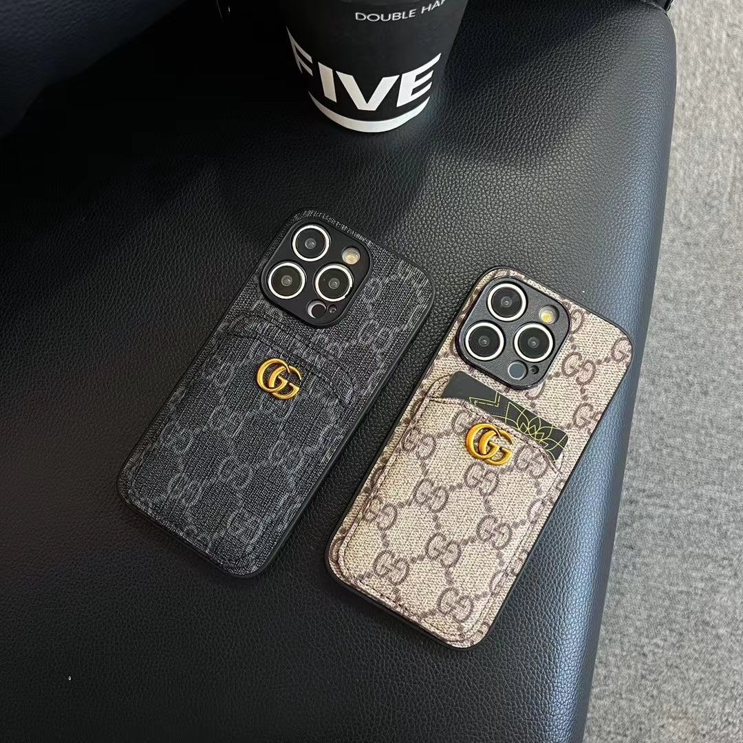 Gucci Card Holder Case iPhone 16 / 16 Pro / 16 Pro Max / 16 Plus for iphone-16