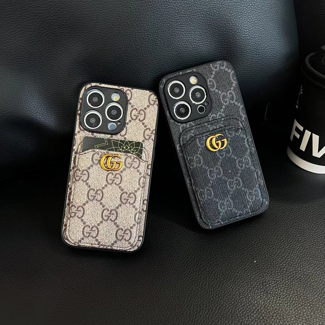 Gucci Card Holder Case iPhone 16 / 16 Pro / 16 Pro Max / 16 Plus for iphone-16
