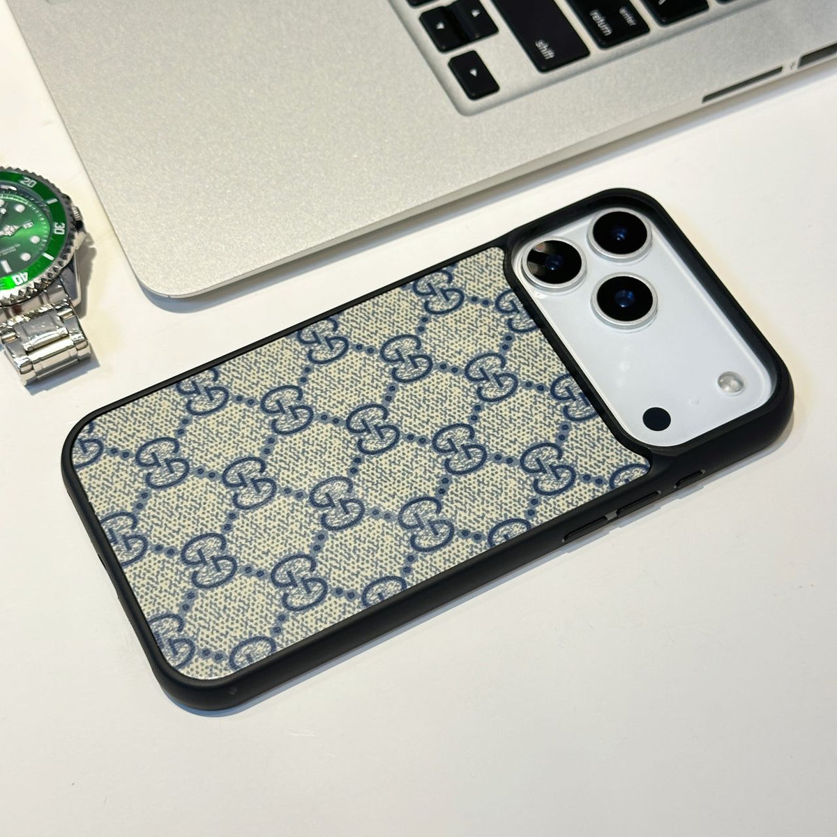 Classic Canvas Pattern iPhone 17 Series G Style iPhone Case for 17-air
