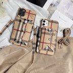 Designer Crossbody Wallet Case For I Pro Max / Bb Leather for 11