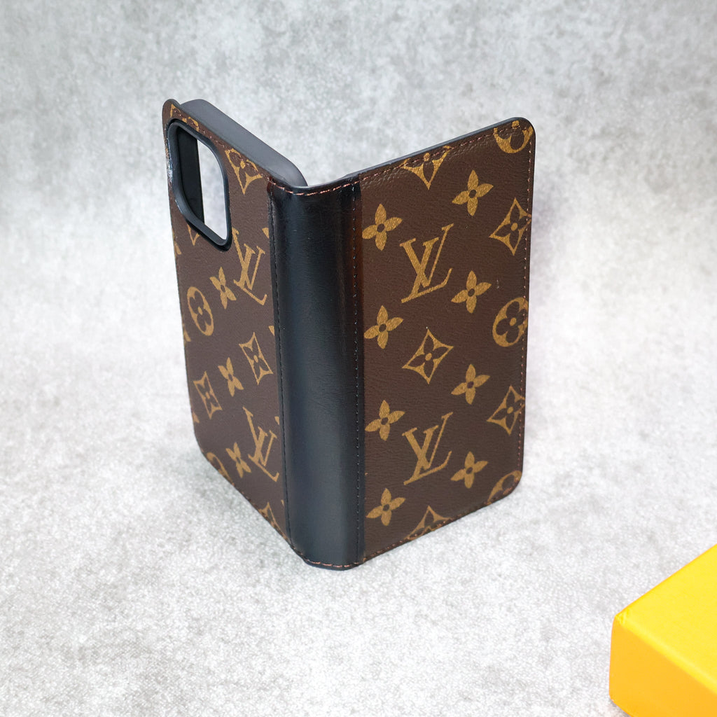 iPhone Wallet Case LV Leather For 12-17 / Pro / Pro Max / Plus for 12-pro-max