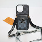 iPhone LV Case Wallet For 12-16 / Pro / Pro Max / Plus / – Crossbody for 12-pro