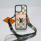 iPhone LV Case Wallet For 12-16 / Pro / Pro Max / Plus / – Crossbody for 12-pro-max
