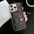 Louis V Phone Case Card Holder I Pro Max for 12
