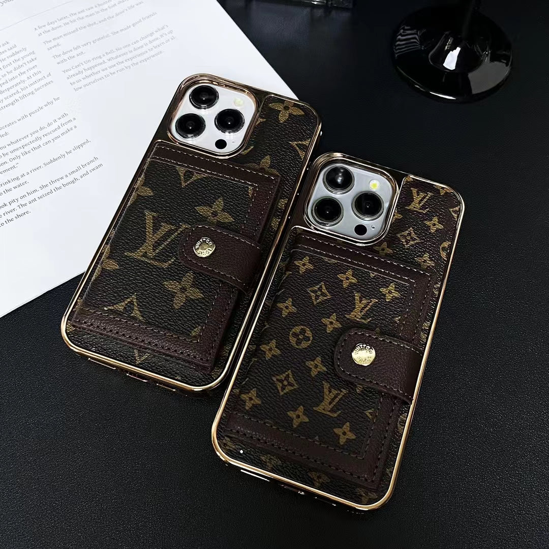 Louis V Phone Case Card Holder I Pro Max for 12-pro-max