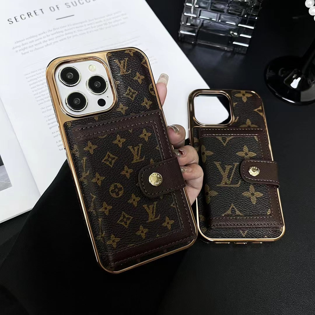 Louis V Phone Case Card Holder I Pro Max for 13