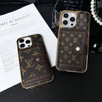 Louis V Phone Case Card Holder I Pro Max for 12