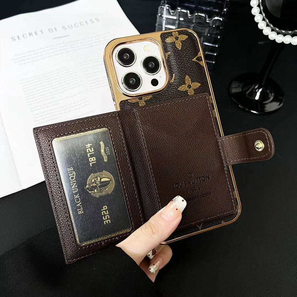 Louis V Phone Case Card Holder I Pro Max for 12-pro