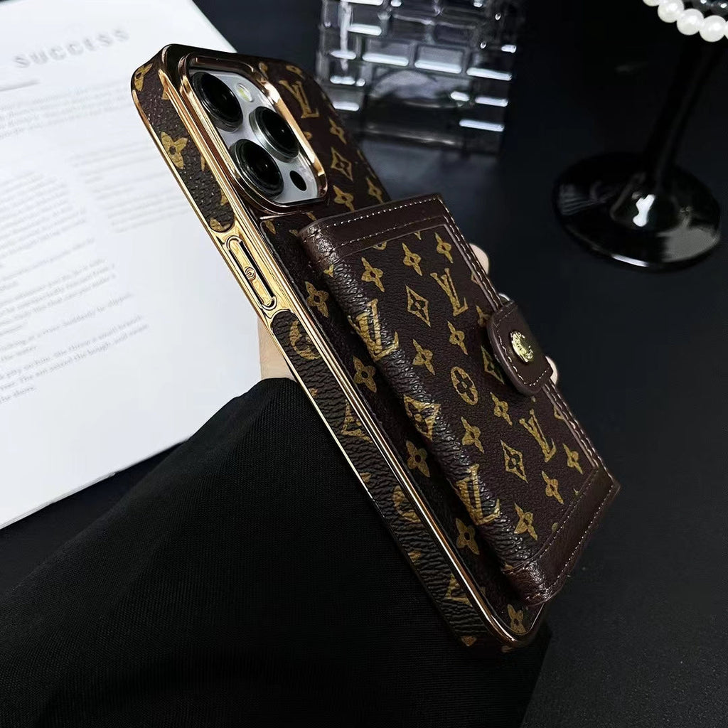 Louis V Phone Case Card Holder I Pro Max for 13