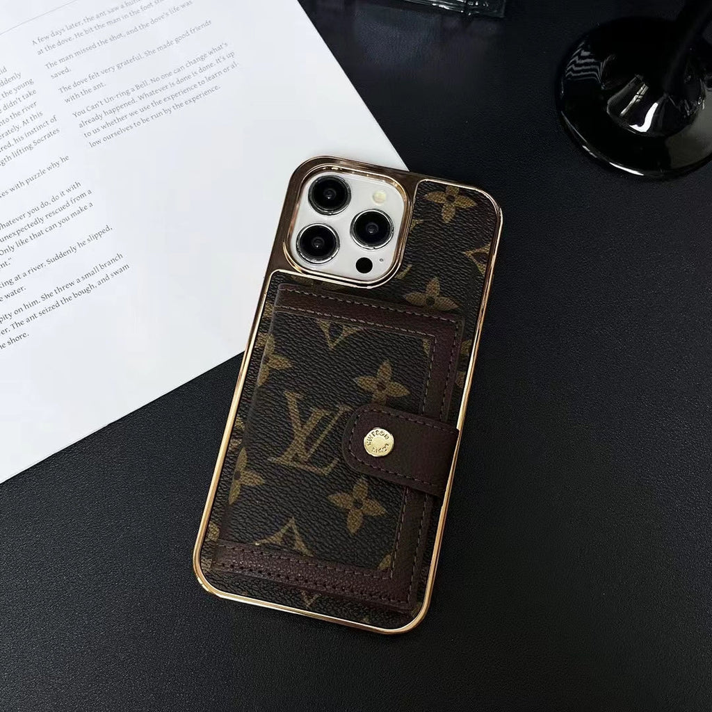 Louis V Phone Case Card Holder I Pro Max for 13-pro