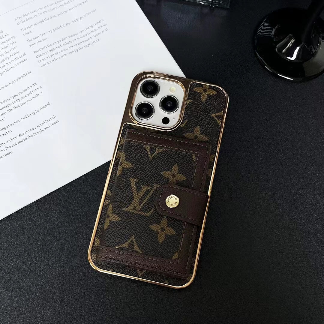 Louis V Phone Case Card Holder I Pro Max for 13-pro