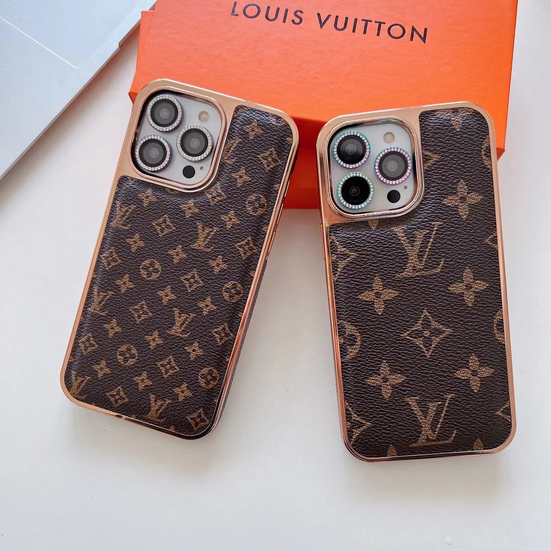 LV Monogram Phone Case For iPhone 16 Pro Max Plus Series for iphone-16