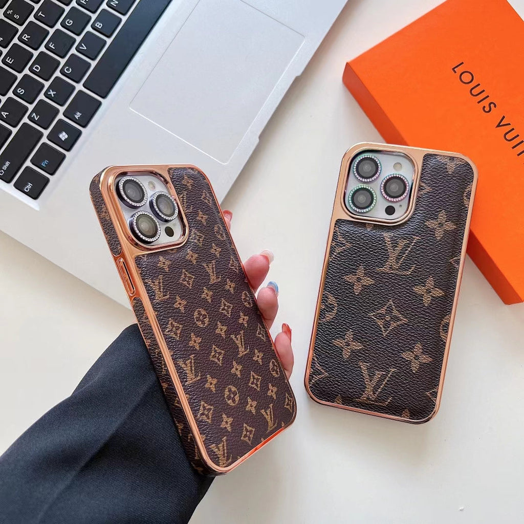 LV Monogram Phone Case For iPhone 16 Pro Max Plus Series for iphone-16