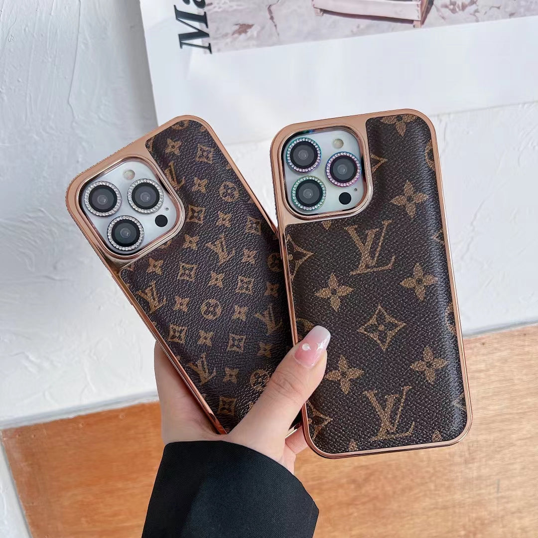 LV Monogram Phone Case For iPhone 16 Pro Max Plus Series for iphone-16-pro
