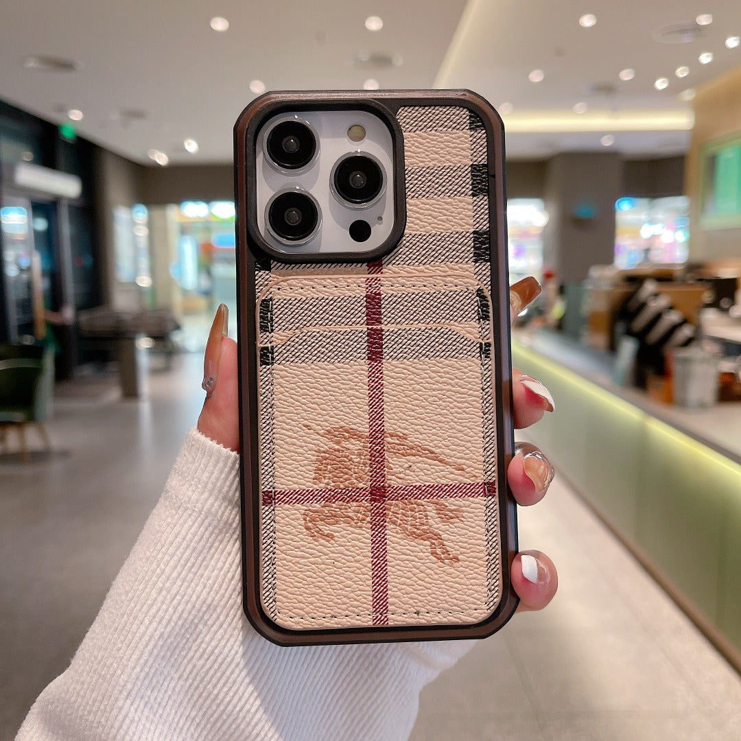 Luxury Phone Case Card Holder iPhone 16 Pro Max Series