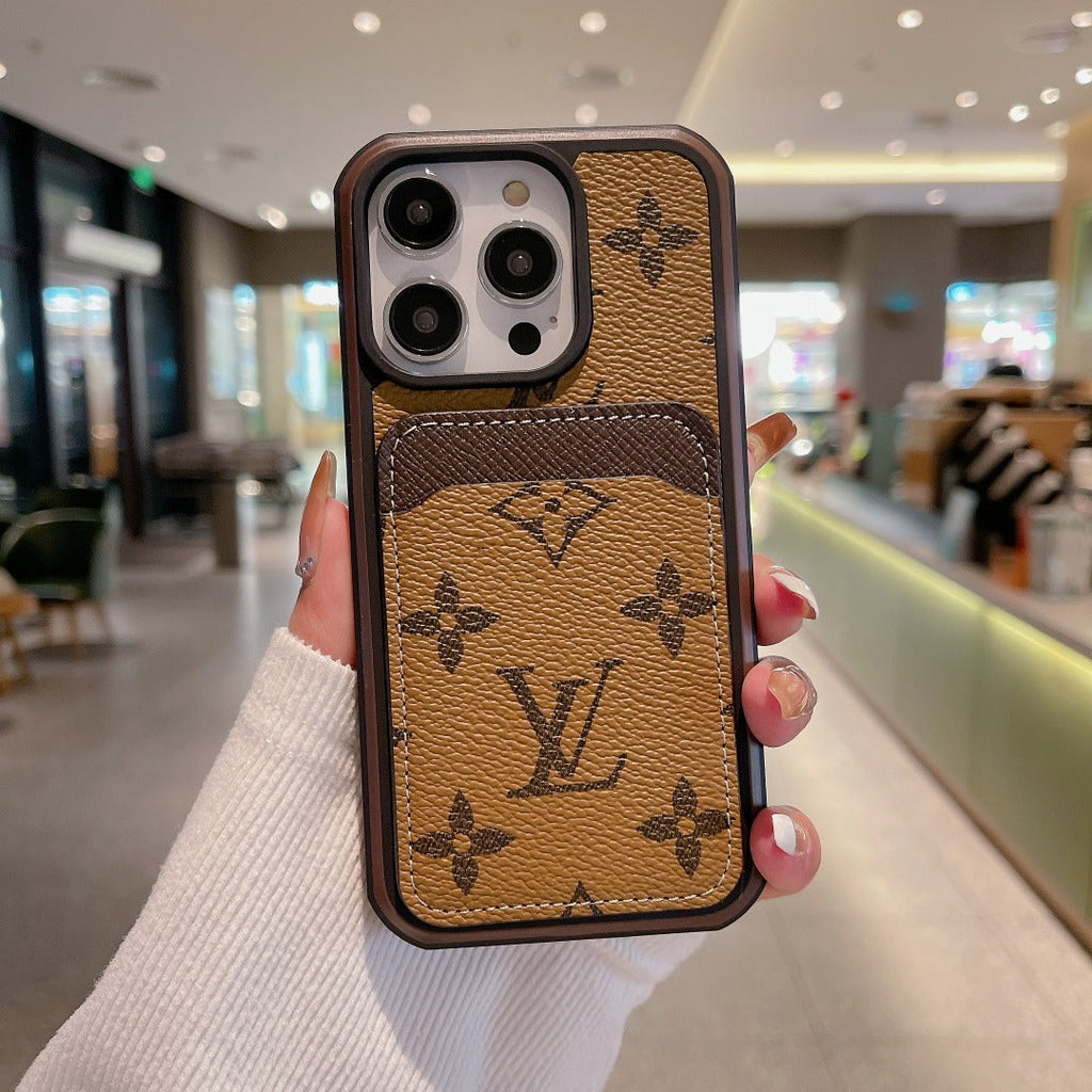 Luxury Phone Case Card Holder iPhone 16 Pro Max Series for 16-pro