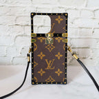 Reverse Monogram Eye Trunk iPhone Case For 11 12 13 14 15 Pro Max Plus Series