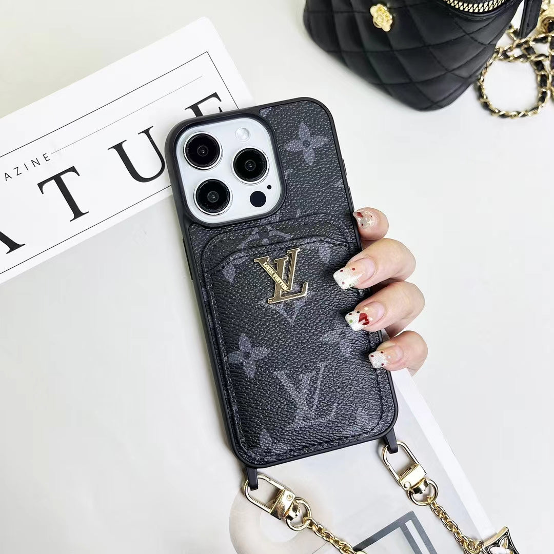 LV Monogram Card Holder Case Wallet For I Pro Max Plus for 11