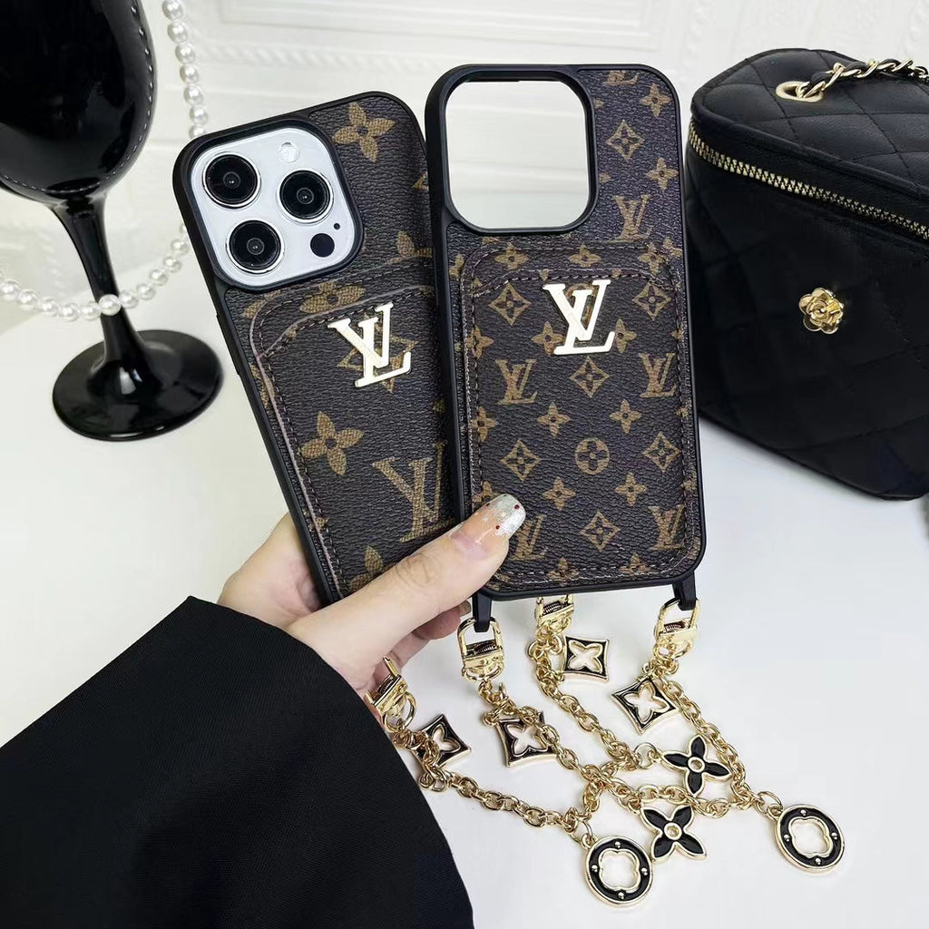 LV Monogram Card Holder Case Wallet For I Pro Max Plus for 11-pro-max