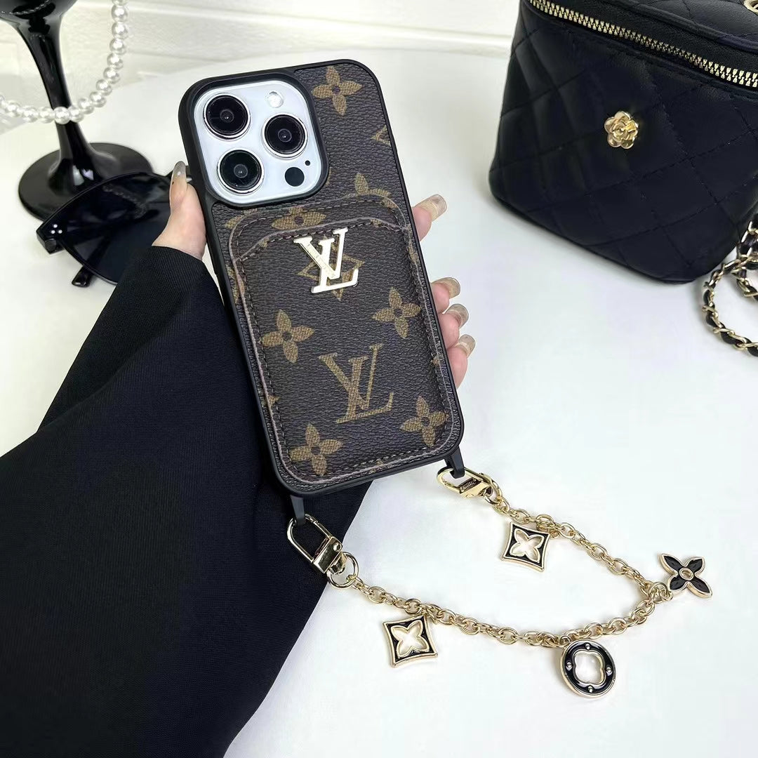 LV Monogram Card Holder Case Wallet For I Pro Max Plus for 11-pro-max