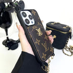 LV Monogram Card Holder Case Wallet For I Pro Max Plus for 12