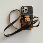 LV Monogram Crossbody Phone Case For I Pro Max for 12-pro-max